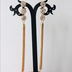 Long good tassel earrings